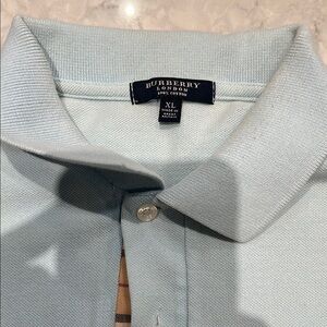 Burberry Blue Casual Button Down Shirt